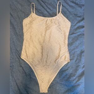 SHEIN Solid One Piece Swimsuit